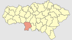 Krasnoarmeysky district (Saratov Oblast) locator map